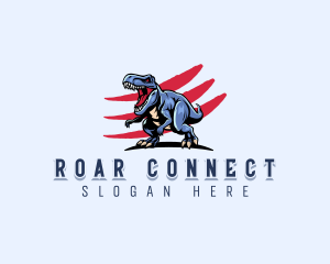 Wild Dinosaur T-rex logo