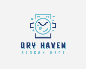 Laundry Clothes Washer logo design