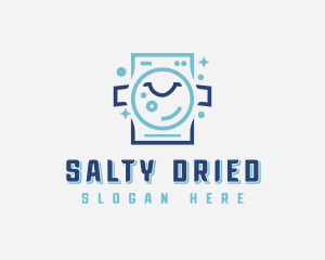 Laundry Clothes Washer logo design