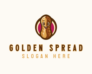 Organic Peanut Cartoon logo design