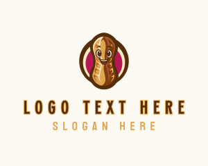 Organic Peanut Cartoon Logo