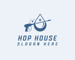 House Cleaning Power Washer logo design