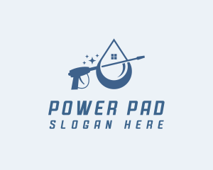 House Cleaning Power Washer logo design