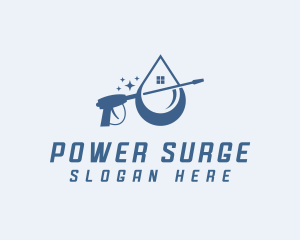 House Cleaning Power Washer logo design