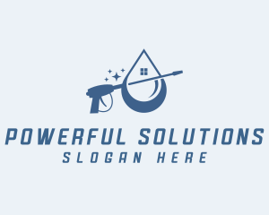 House Cleaning Power Washer logo design