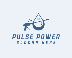 House Cleaning Power Washer logo design