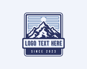 Ridge - Mountaineer Outdoor Travel logo design