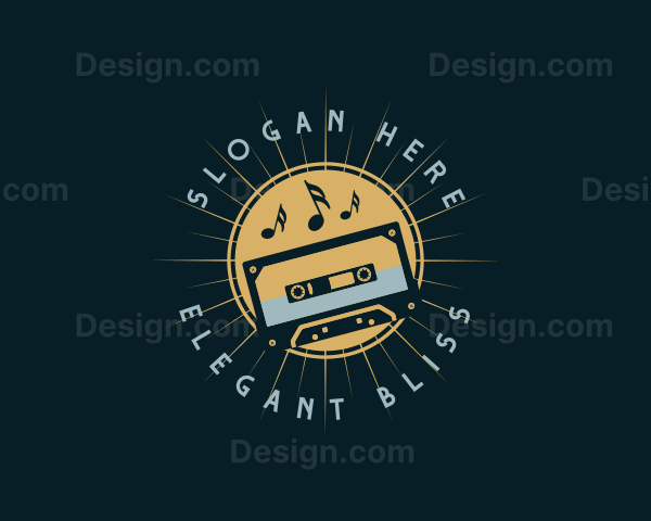 Streaming Cassette Music Logo