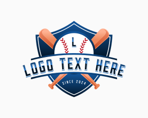 Baseball Team Shield Logo