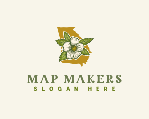 Georgia Cherokee Rose logo design