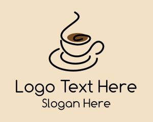 Arabica - Simple Coffee Cup logo design