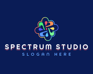 Colorful Heart Love logo