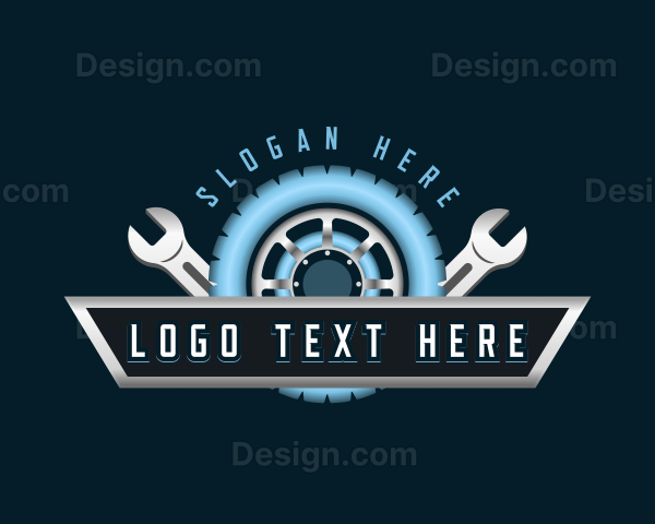 Tire Wrench Repair Logo