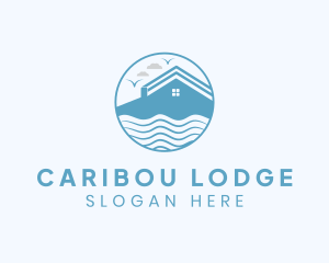 Beach Vacation House logo design