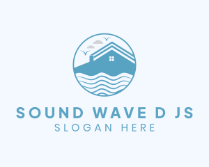 Beach Vacation House logo design