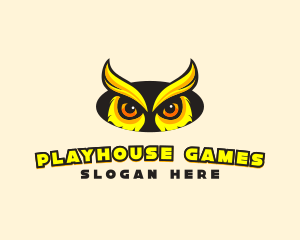 Gaming Owl Bird logo design