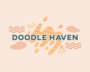 Fun Quirky Doodle logo design