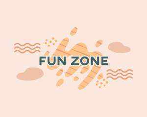 Fun Quirky Doodle logo design