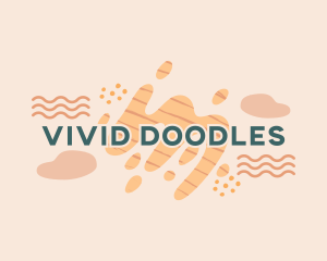 Fun Quirky Doodle logo design