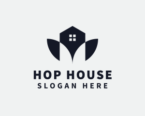 House Leaf Residential Property logo design