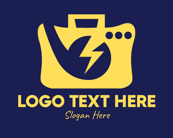 Yellow logo example 3