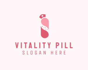 Pharmacy Medicine Pill  logo design