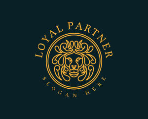 Regal Luxury Lion logo design