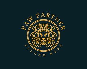 Regal Luxury Lion logo design