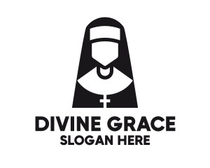 Religious Catholic Nun logo