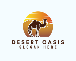 Sun Desert Camel logo design