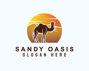 Sun Desert Camel logo design