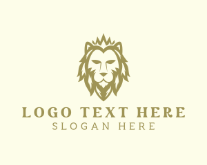 Luxury Crown Lion logo