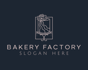 Flower Cake Bakery logo design