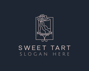 Flower Cake Bakery logo design