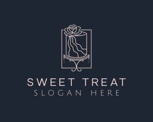 Flower Cake Bakery logo design