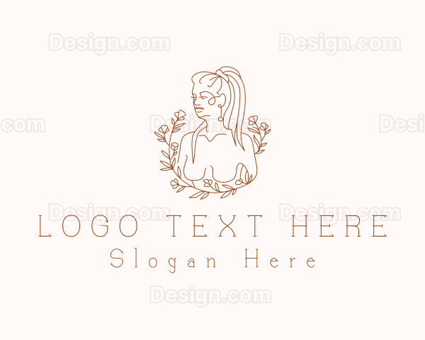 Woman Body Massage Logo