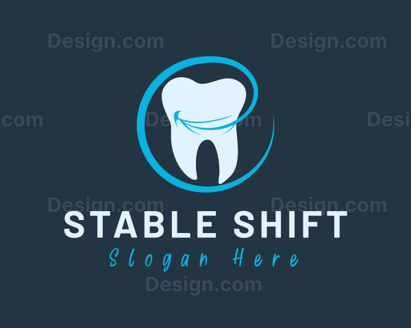 Happy Smile Tooth Logo