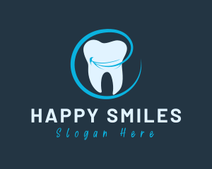 Happy Smile Tooth logo design