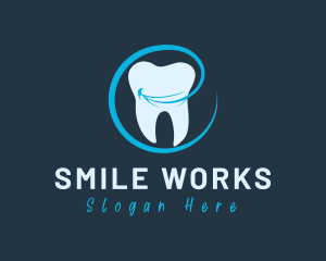 Happy Smile Tooth logo design