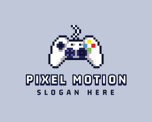 Game Console Pixel Controller logo design