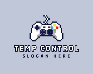 Game Console Pixel Controller logo design