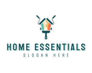 Painter Home Maintenance logo design