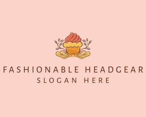 Organic Cupcake Dessert  logo design