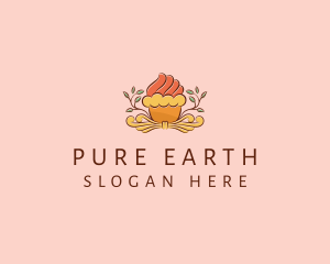 Organic Cupcake Dessert  logo