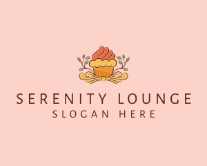 Organic Cupcake Dessert  logo design