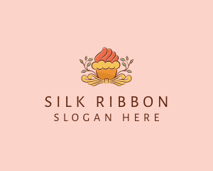 Organic Cupcake Dessert  logo design