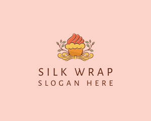 Organic Cupcake Dessert  logo design