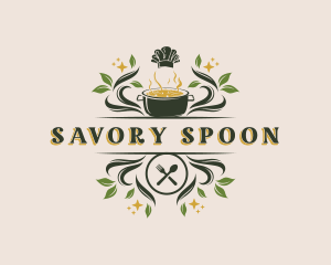 Restaurant Soup Pot logo design
