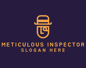 Gentleman Investigator Hat logo