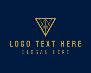 Marketing Geometric Business logo design